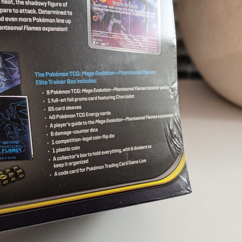 🔥 NEW Phantasmal Flames Elite Trainer Box ETB Pokemon Cards Factory Sealed 🔥 - Picture 7 of 9